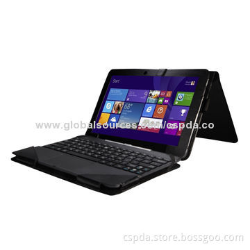 Fashionable Black Color Book Folio Bluetooth Keyboard Case for Asus Transformer Pad TF103C